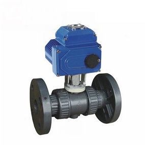 電動(dòng)塑料法蘭球閥圖片